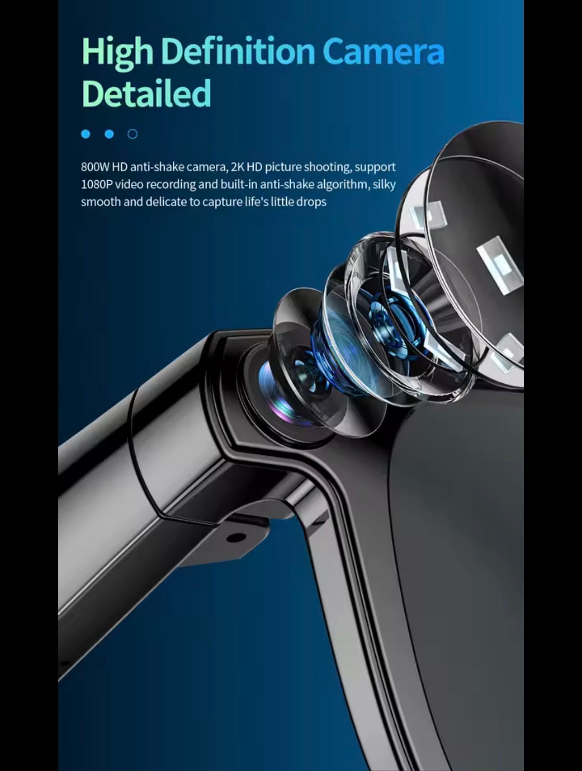 2 in1 4K Smart AI Glasses 800W pixel AI Shooting Camera HD Photo Video Voice Call Translation Waterproof Bluetooth AI Glasses